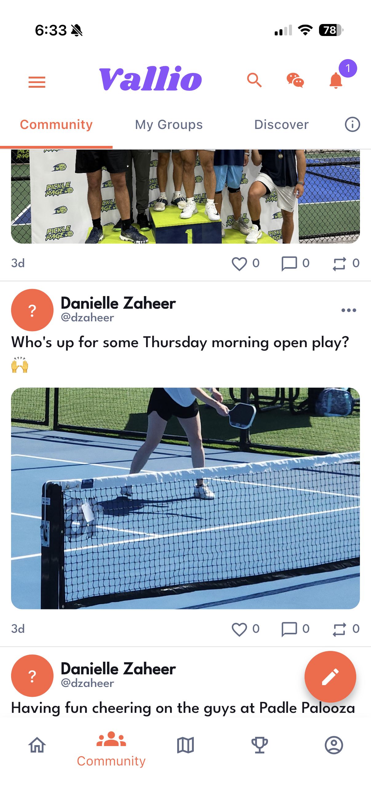 Community feed